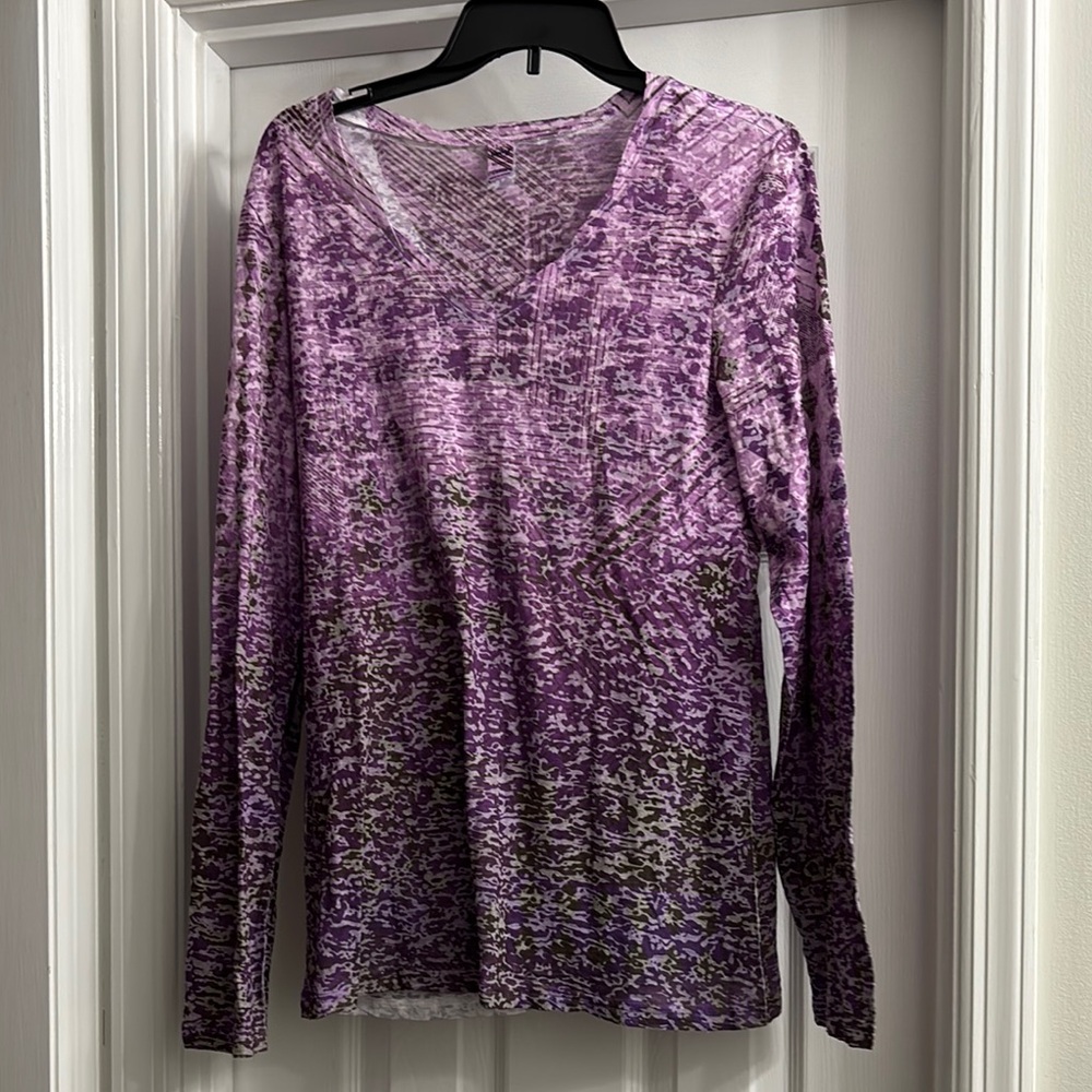 Kavio Purple Long Sleeve Women's Top